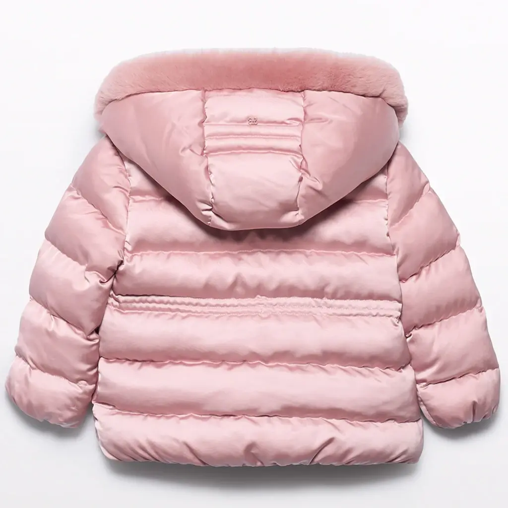 Winterjas satin (petal)