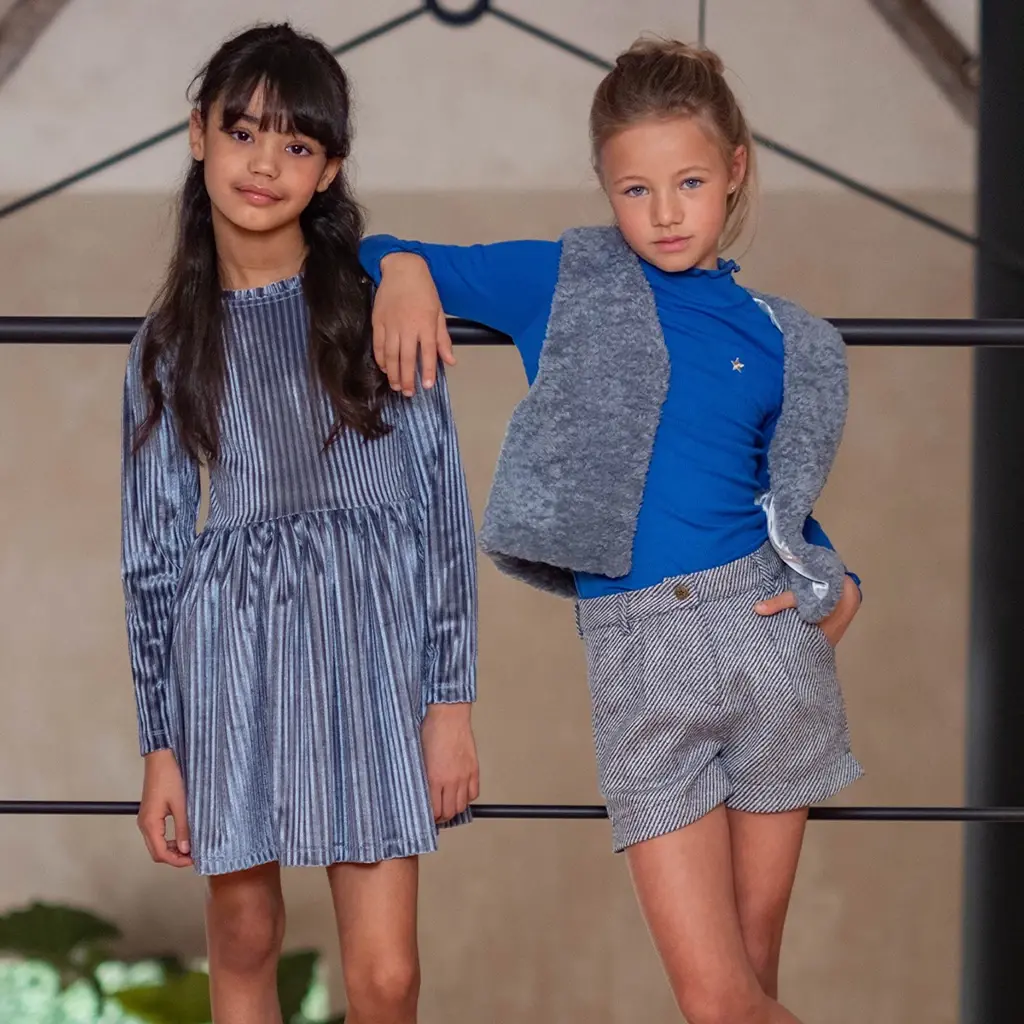 Gilet Diam faux fur (ice blue)