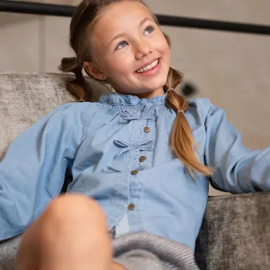 Blouse Chei (lt denim)