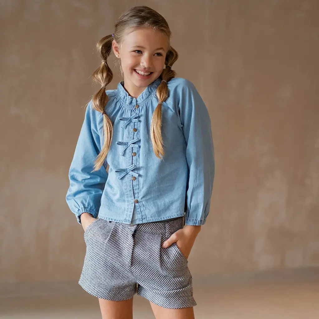 Blouse Chei (lt denim)