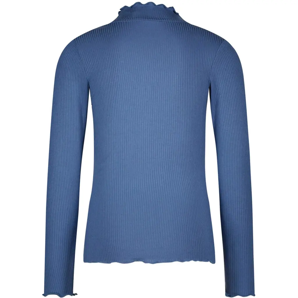 Longsleeve Eef rib (jeans blue)