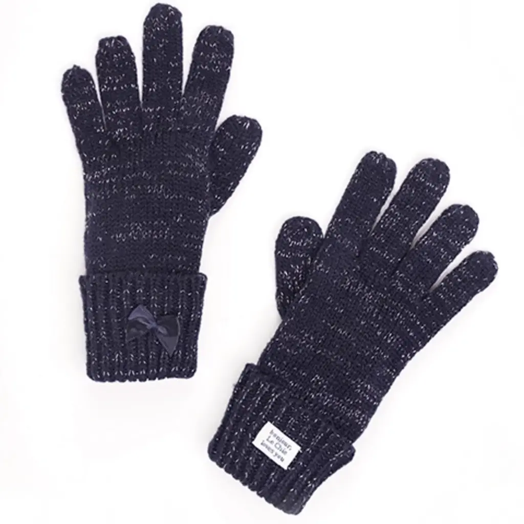 Gebreide handschoenen Rowrow (in the navy)