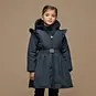 Le Chic Winterjas Beth met riempje (in the navy)