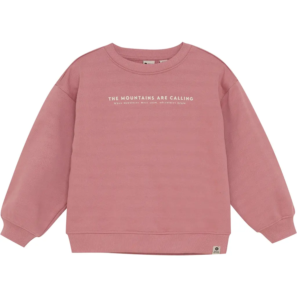 Trui backprint oversized (coral clay)