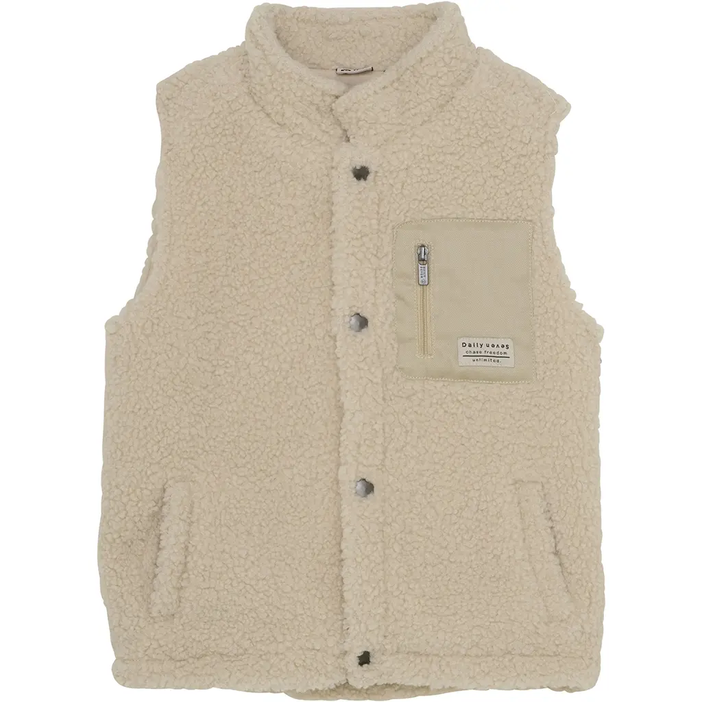 Bodywarmer teddy (sandshell)
