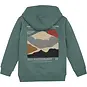 Daily7 Trui hoodie backprint (blue spruce)