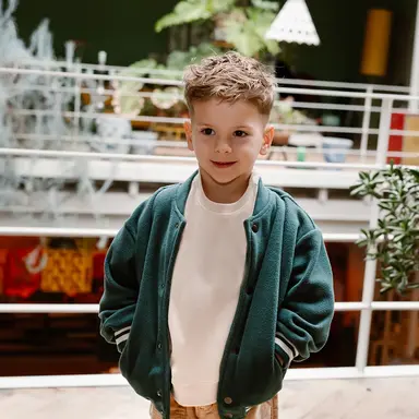 Vest/jasje fleece (blue spruce)