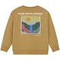 Daily7 Trui backprint oversized (light chestnut)