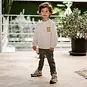 Daily7 Broek stripes straight fit (phantom)
