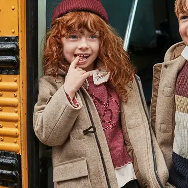 Winterjas trench (bright bei)