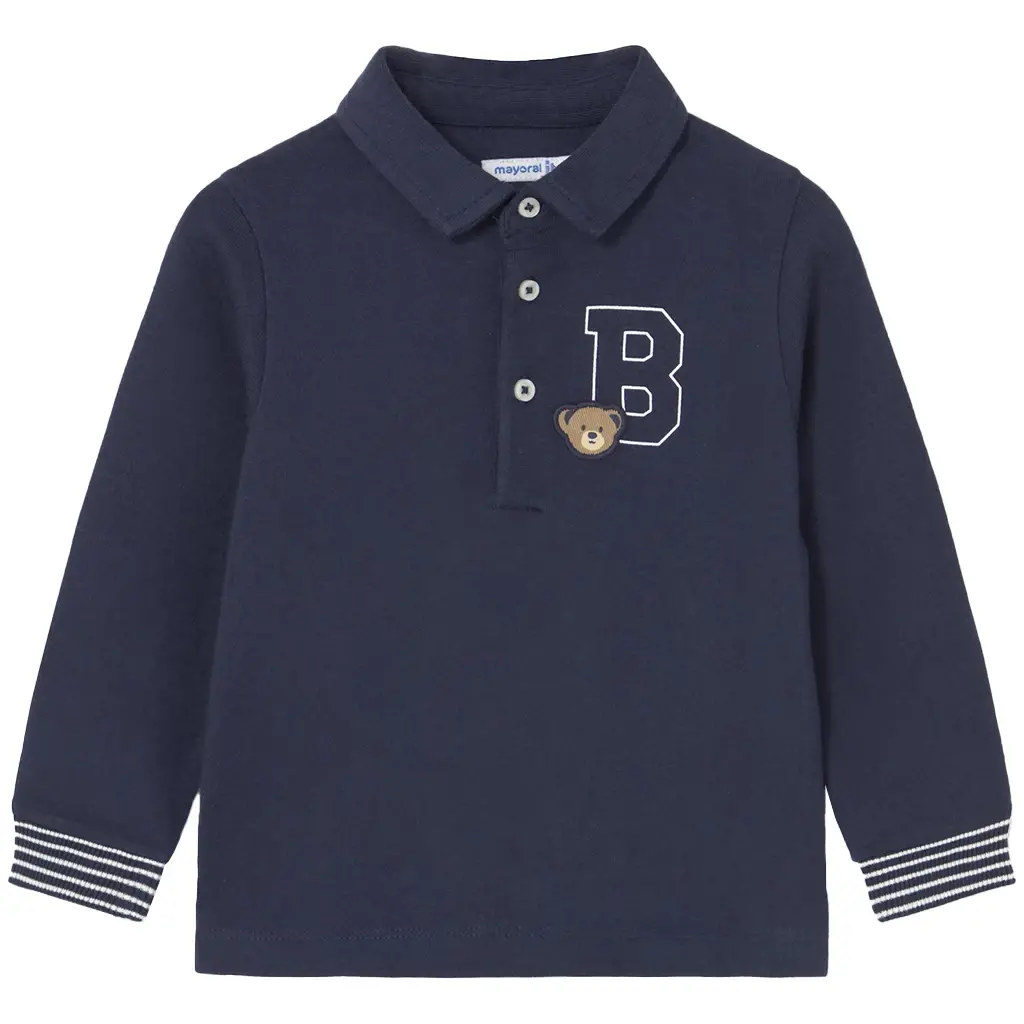 Polo backprint (blue)