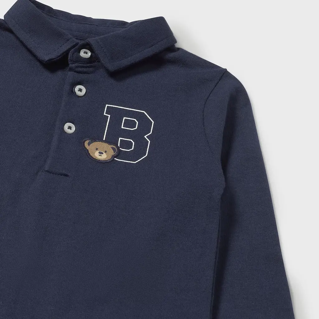 Polo backprint (blue)