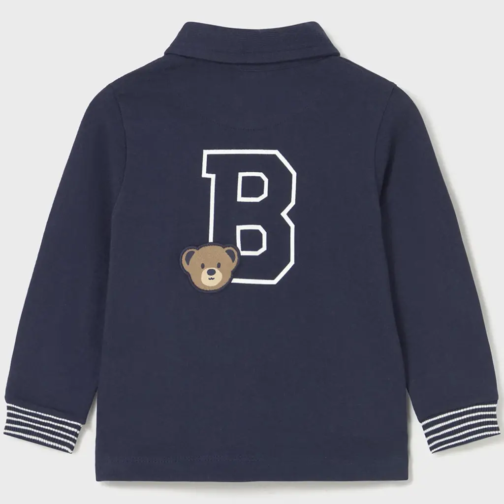 Polo backprint (blue)