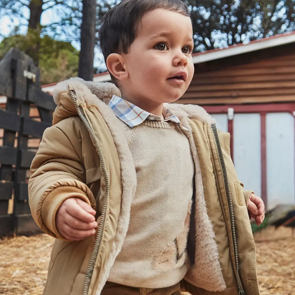 Winterjas (beige)