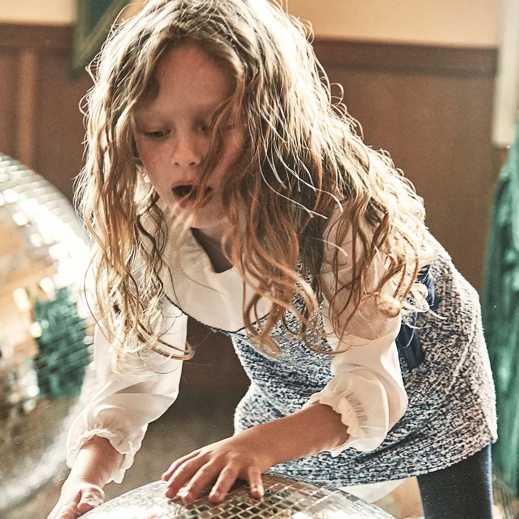 Jurk pinafore (ocean)