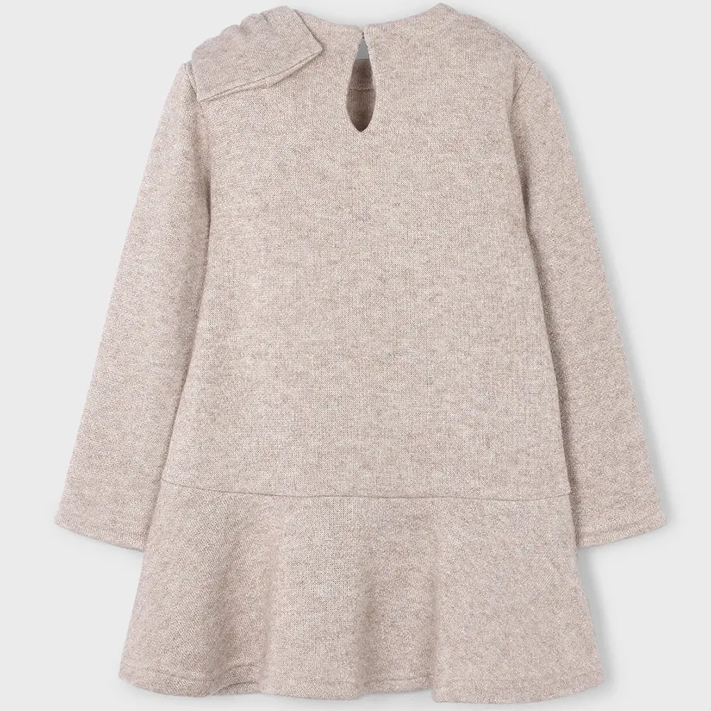 Jurk glitter (toffee)