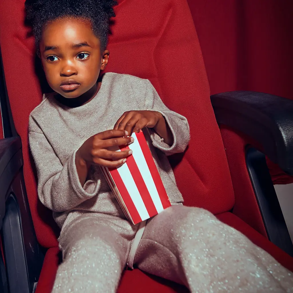 Tweedelige set glitter (toffee)