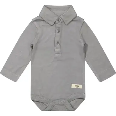 Rompertje polo Davos (grey steel)