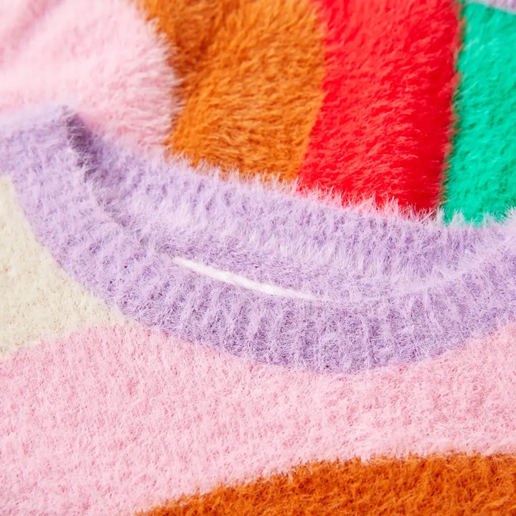 Zachte trui Fauve (multi)