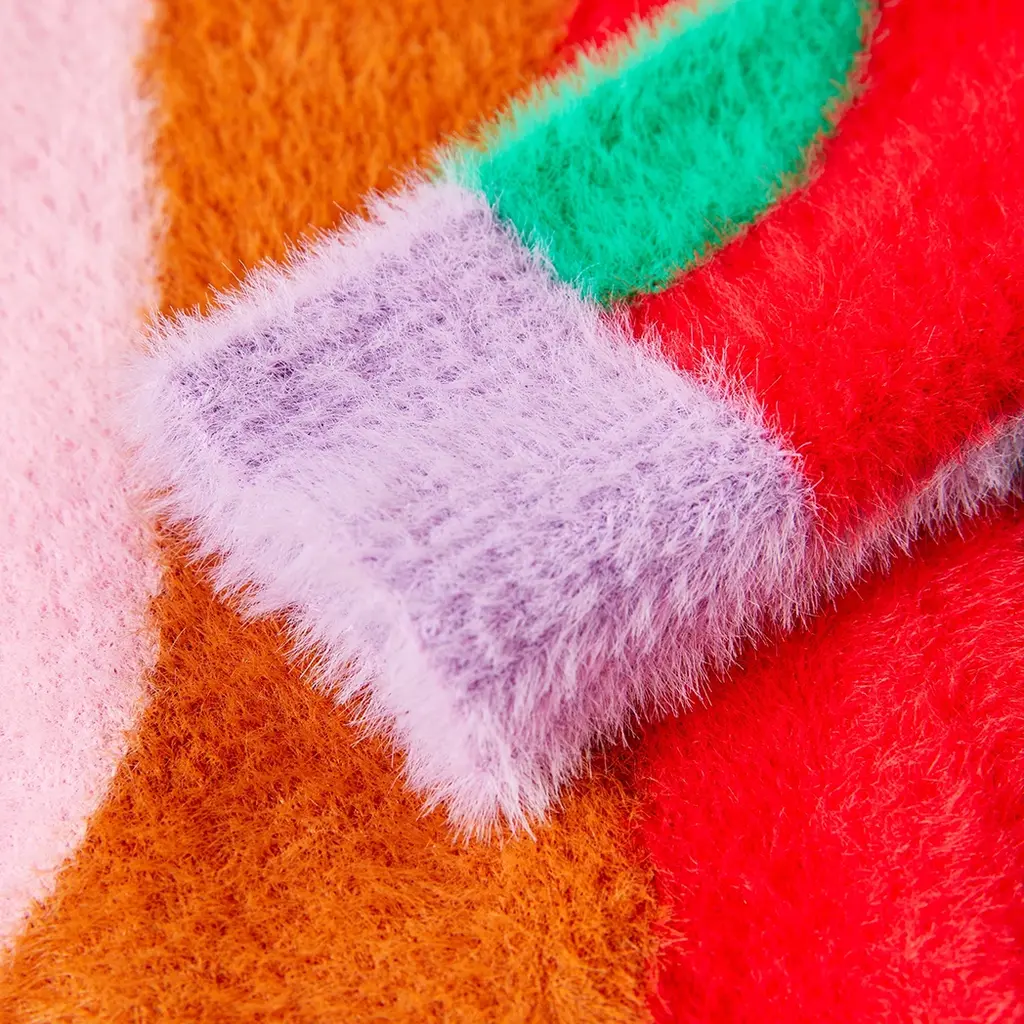 Zachte trui Fauve (multi)