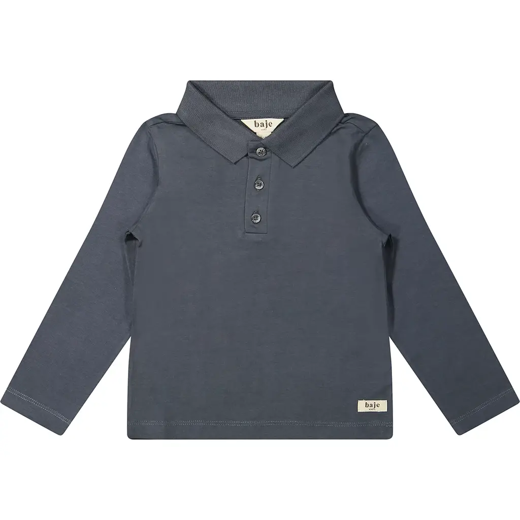 Longsleeve Polo Broc (blue vintage)