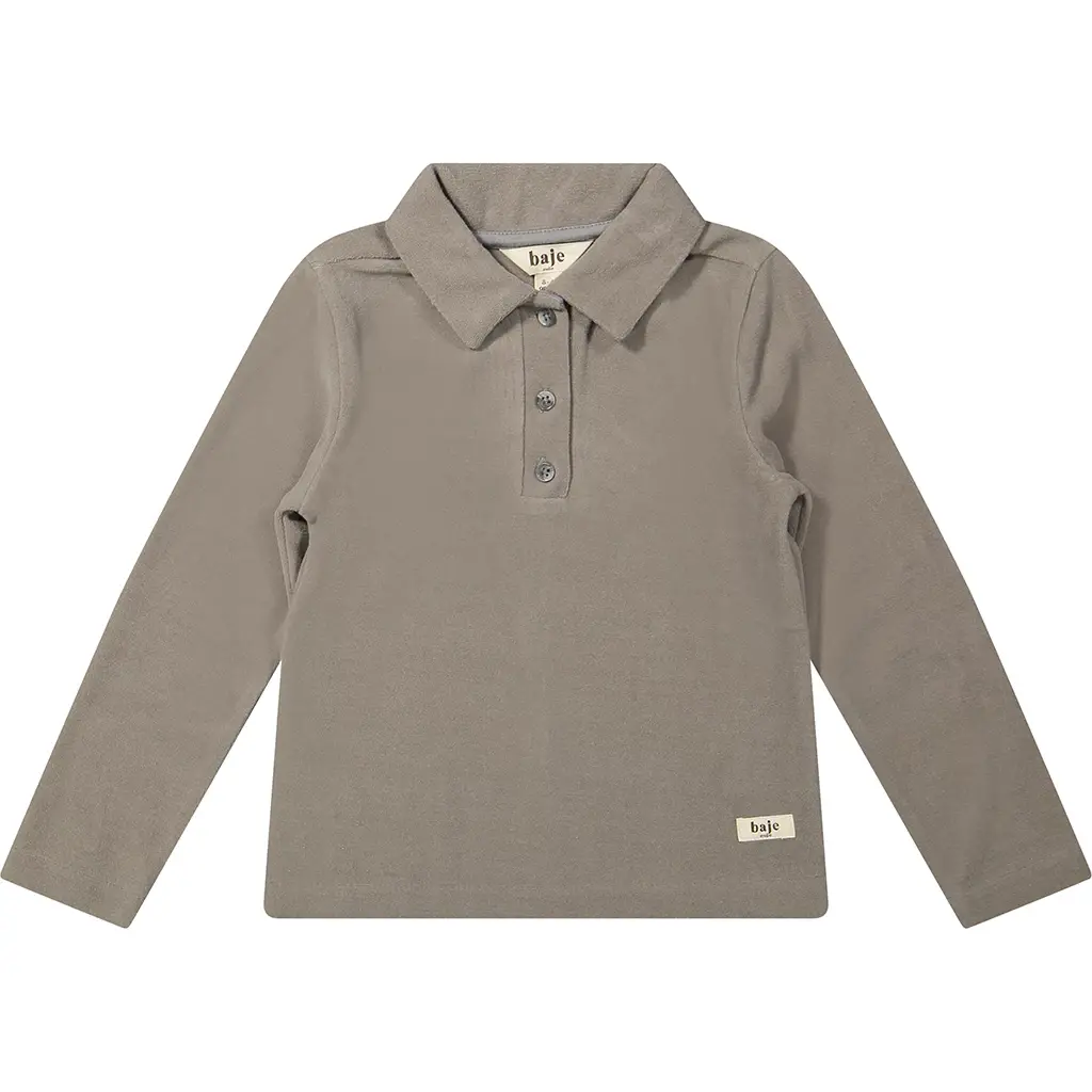 Longsleeve Polo Vaud (grey steel)