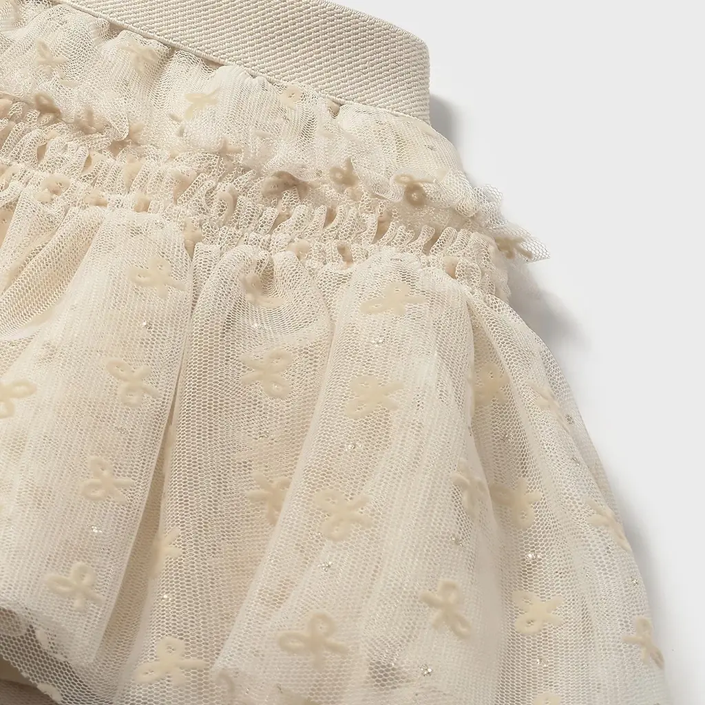 Rokje tulle (almond)
