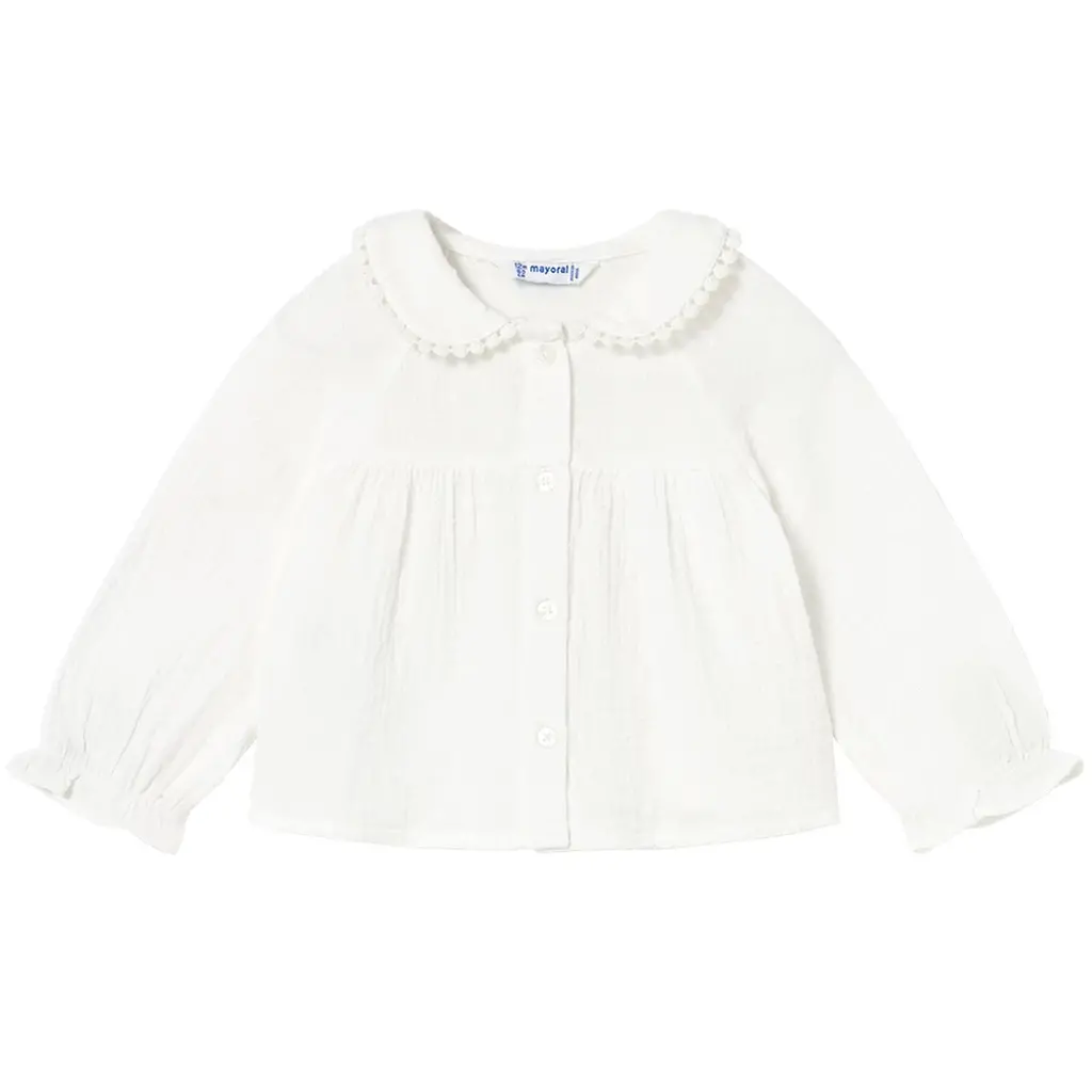 Blouse chiffon (cream)