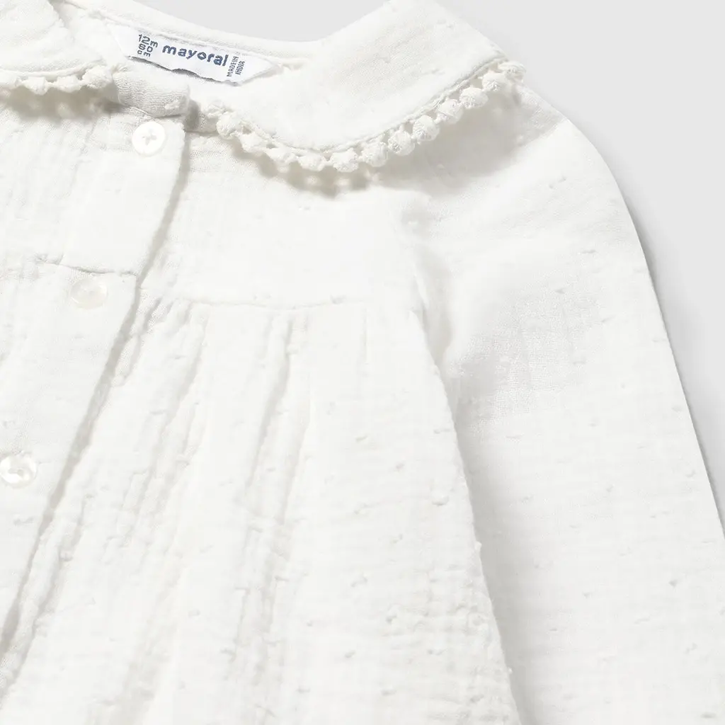 Blouse chiffon (cream)