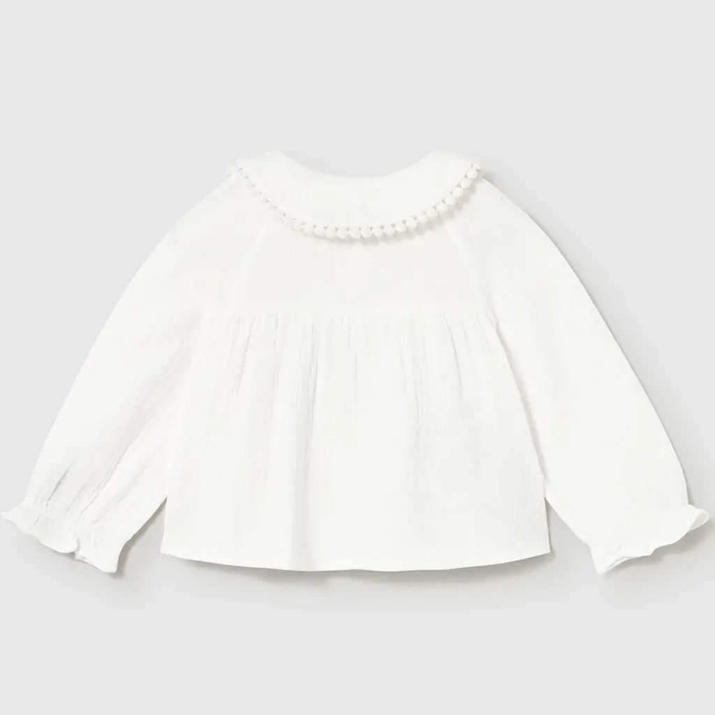 Blouse chiffon (cream)