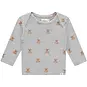 A Tiny Story Shirtje beertjes (light grey melange)