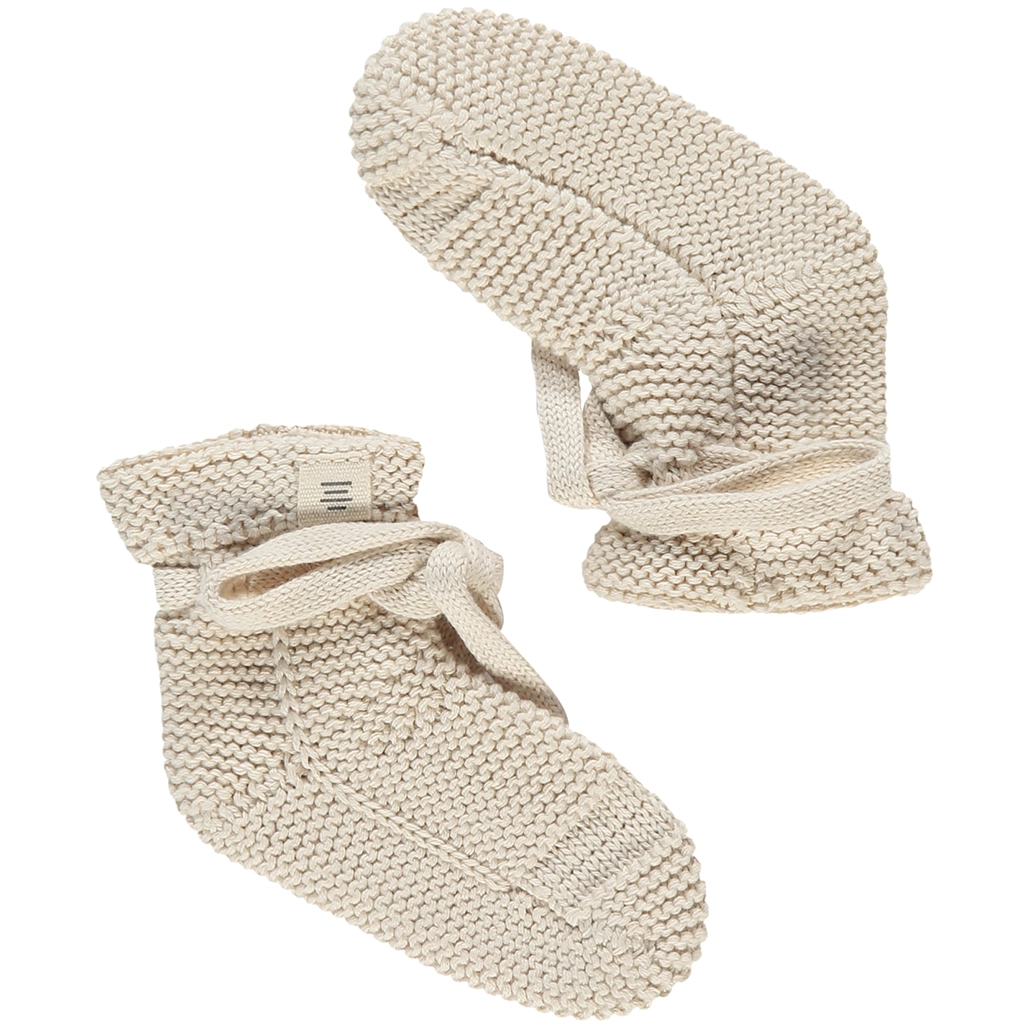 A Tiny Story-collectie Gebreide slofjes (snow)