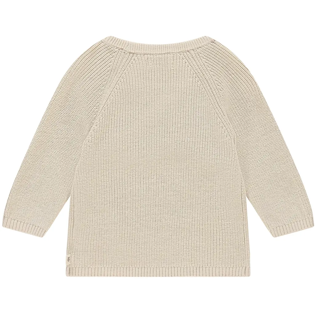 Gebreid vestje/overslag shirtje (snow)