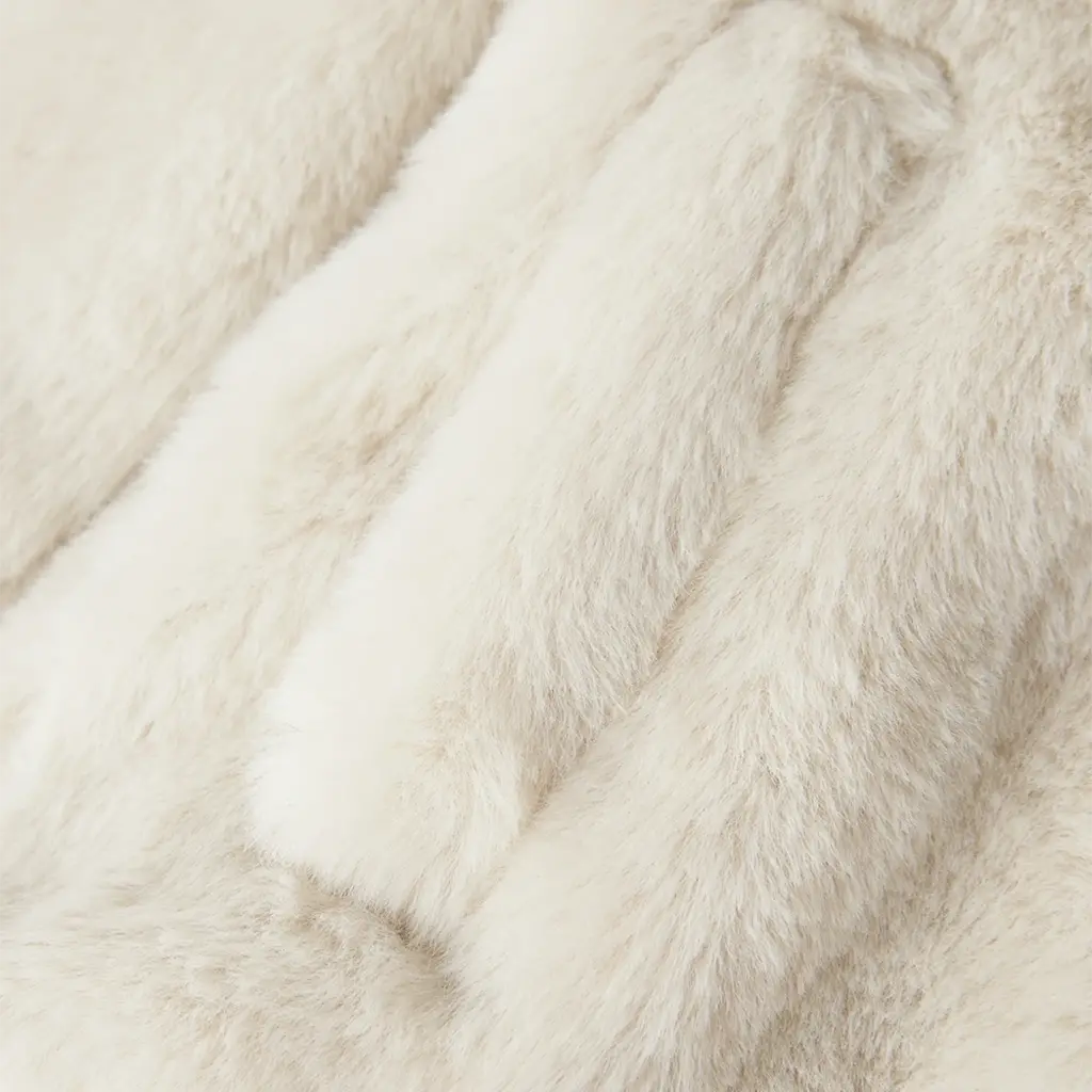 Winterjasje fake fur Mila (moonbeam)