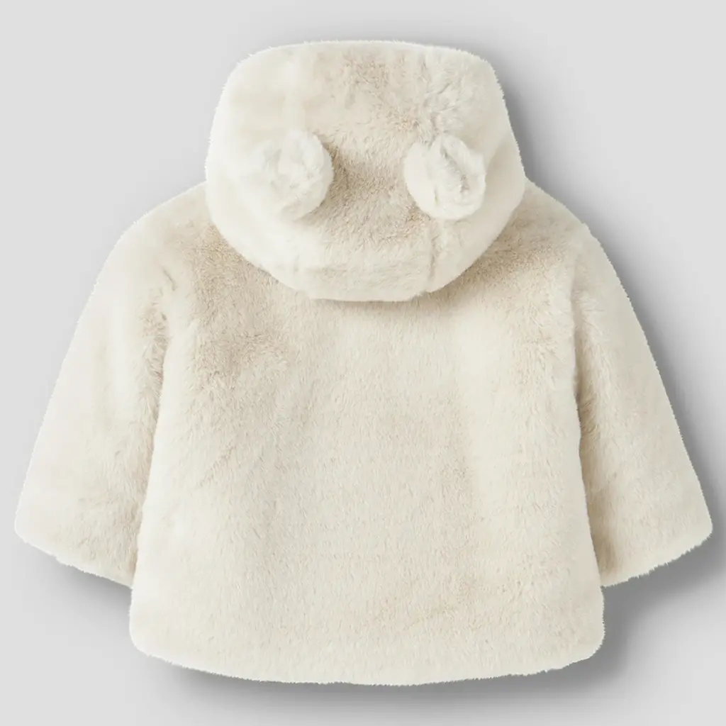 Winterjasje fake fur Mila (moonbeam)