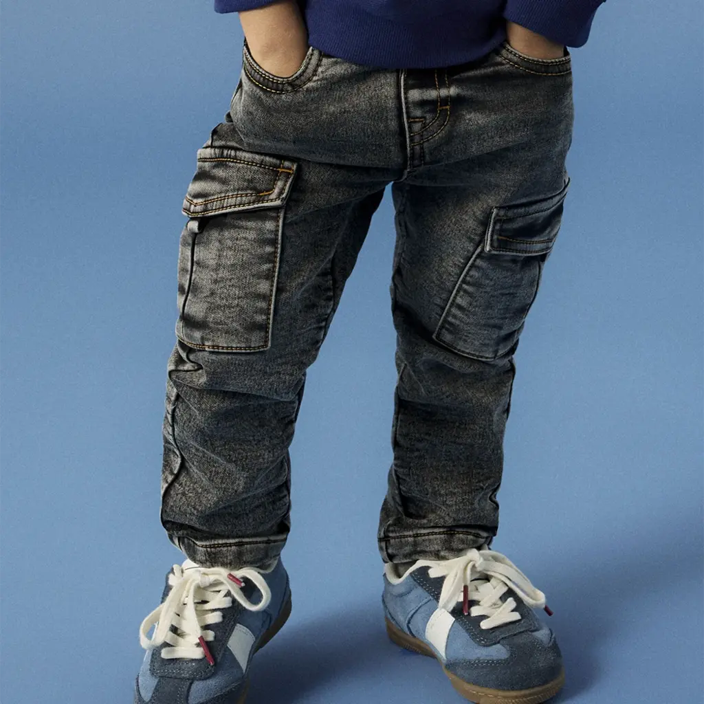 Jeans cargo SLIM FIT (dark grey denim)