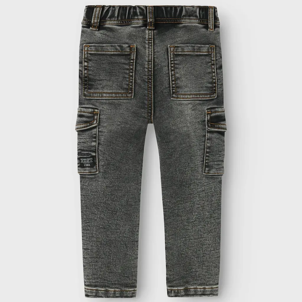 Jeans cargo SLIM FIT (dark grey denim)