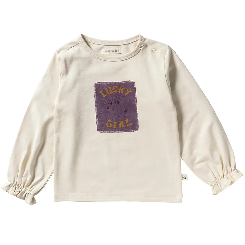 Longsleeve lucky girl (birch)