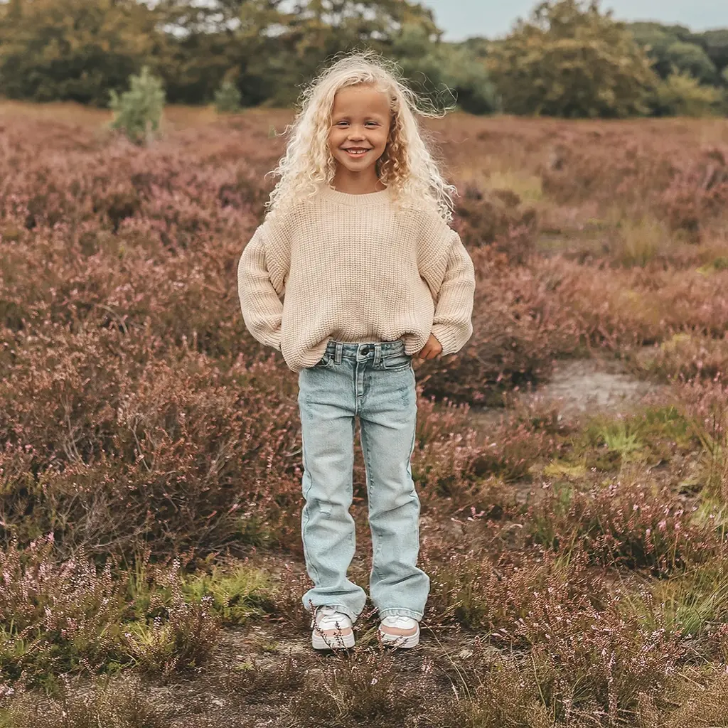 Gebreide trui (sand)