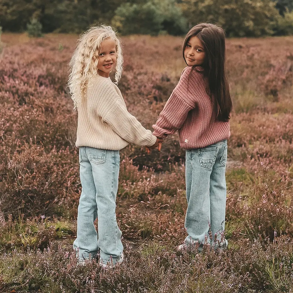 Gebreide trui (sand)