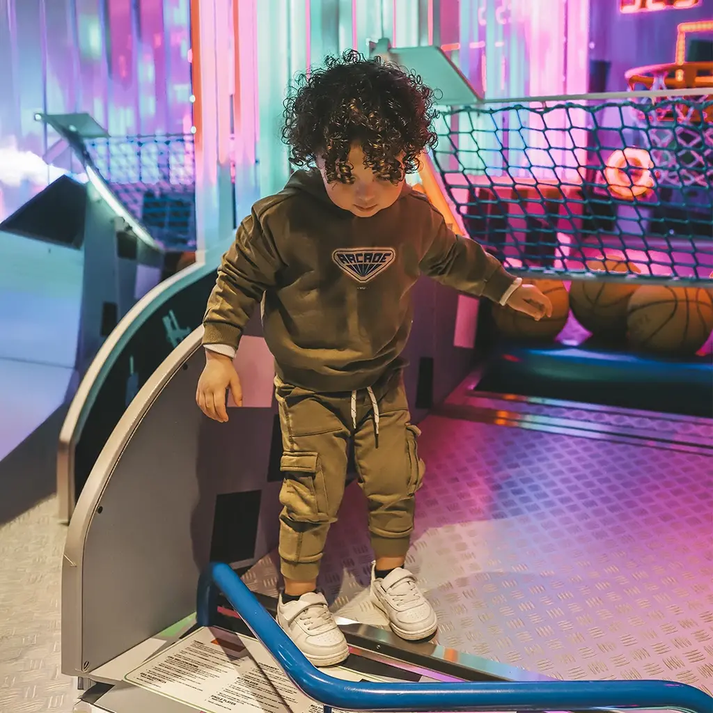 Joggingbroek cargo (olive branch)