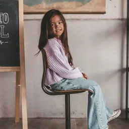 Spijkerbroek wide fit (sky blue)