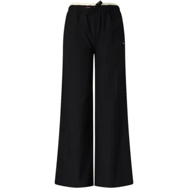 Broek Sub pinstripe wide fit (jet black)