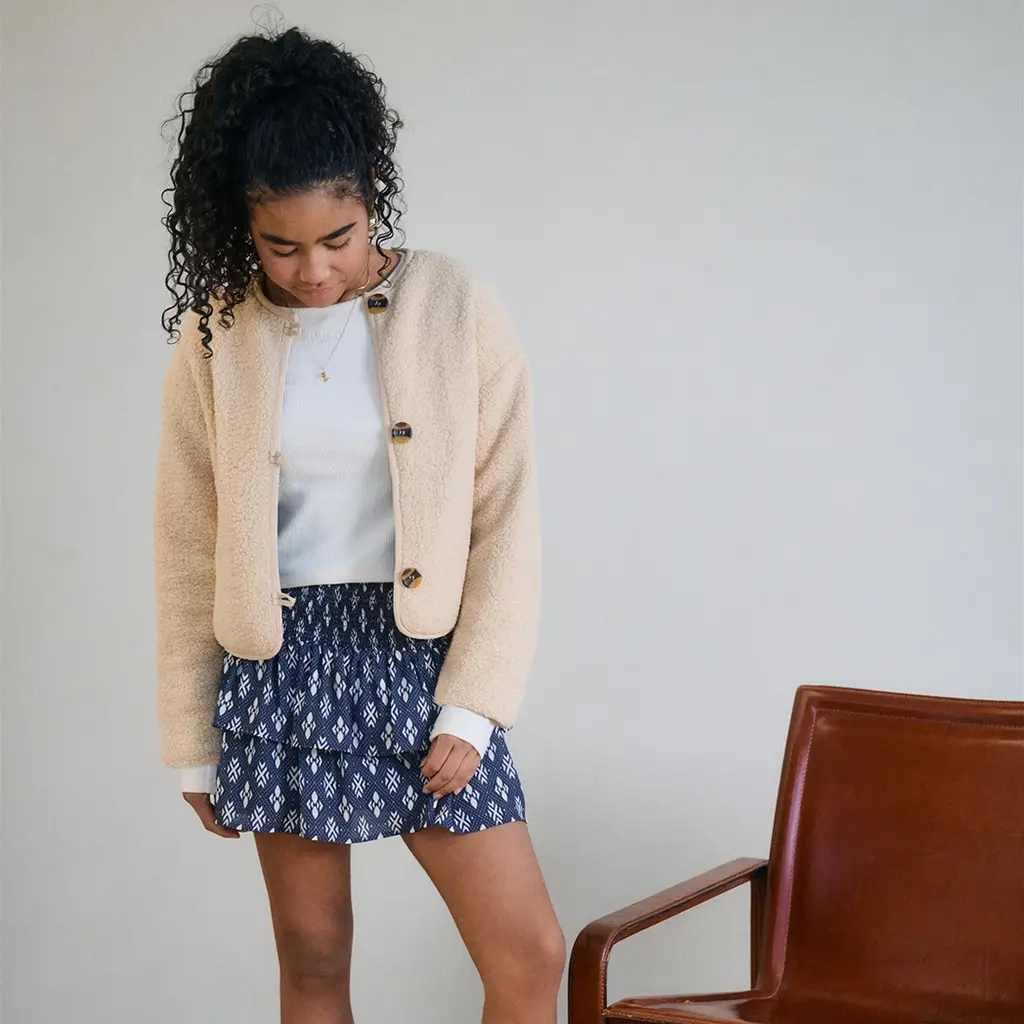 Longsleeve Kobra rib (pearled ivory)