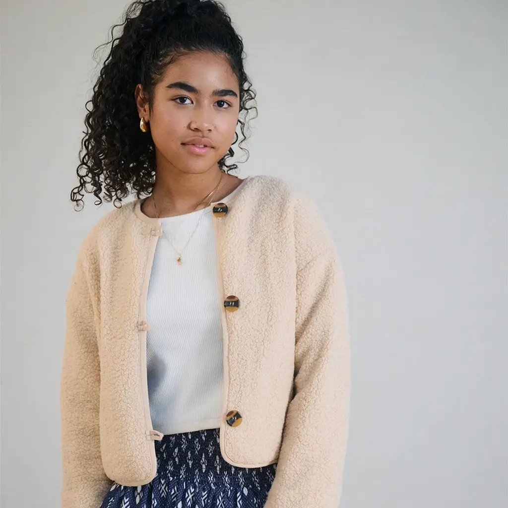 Longsleeve Kobra rib (pearled ivory)