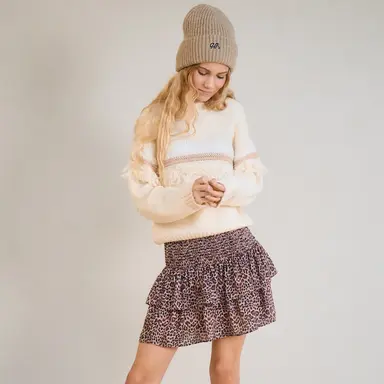 Rokje Nika (animal brown)