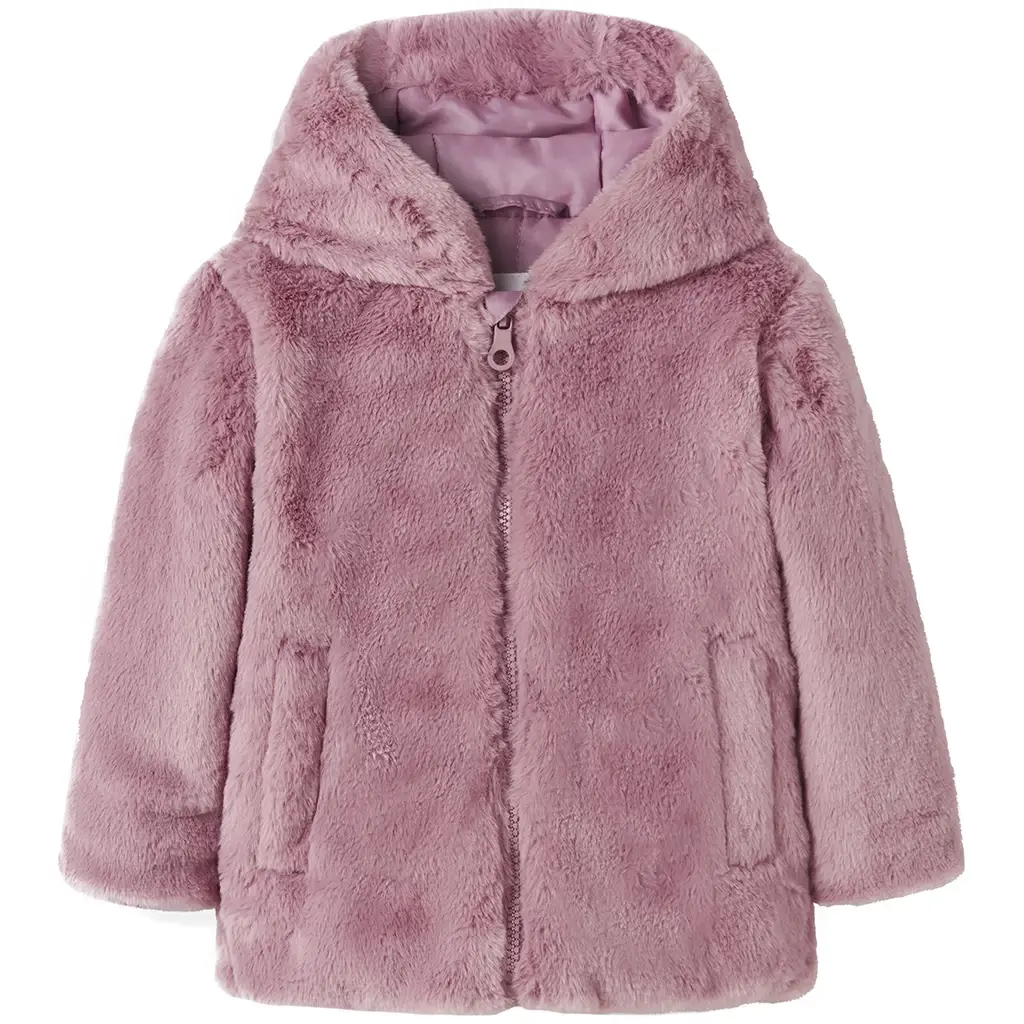 Winterjas fake fur Mila (lilas)