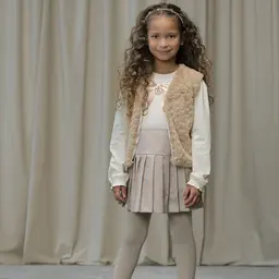 Gilet Eloisa furry hearts (hearts of gold)