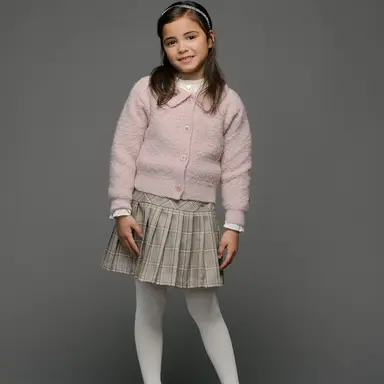 Gebreid vestje Omsky (sweet cerise)