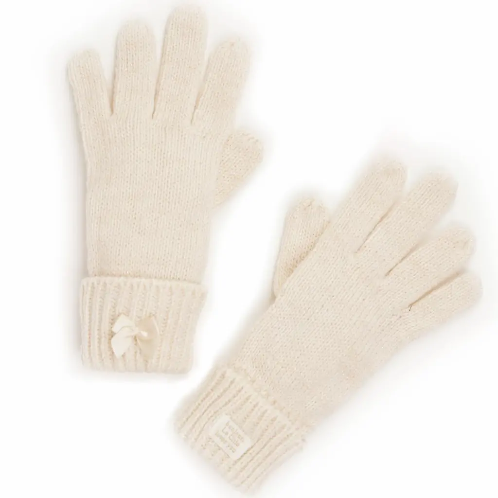 Gebreide handschoenen Rowrow (warm winter white)